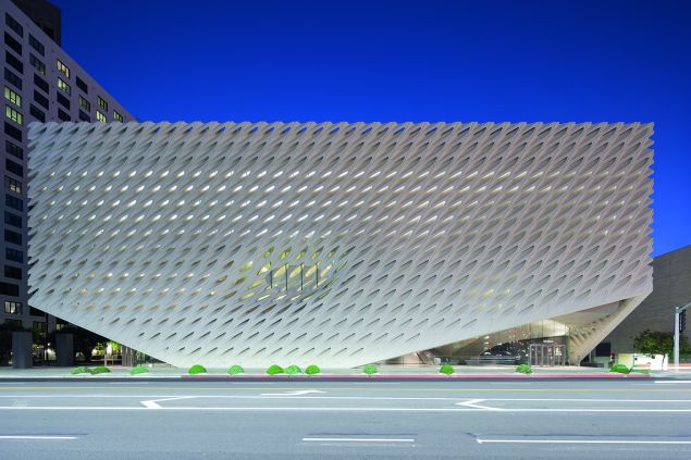 The Broad Museum, designed by Diller Scofidio and Renfro. (Photo: Iwan Baan/Courtesy the Broad Museum)