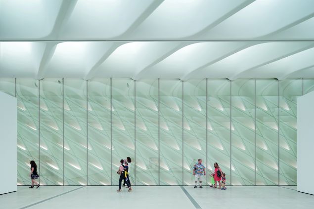 Inside the Broad Museum. (Photo: Iwan Baan/Courtesy the Broad Museum)