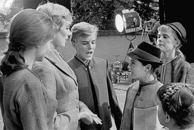 "The Sound of Music" on Set. Salzburg, Austria, 1964. (Photo: © Erich Lessing, Courtesy Austrian Cultural Forum)