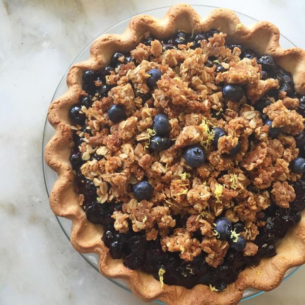 A blueberry pie at Dominique Ansel Kitchen. (Photo courtesy)