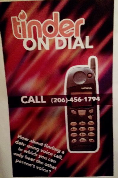 Tinder on Dial. (Photo: Brady Dale for Observer)