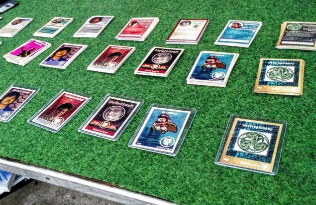 GitHub stars trading cards. (Photo: Brady Dale for Observer)