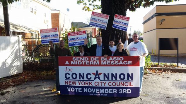 Republican Joseph Concannon and supporters (Photo: Facebook).