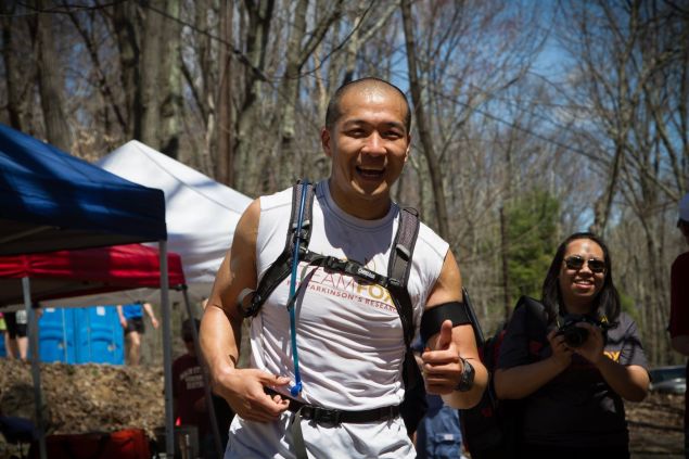 Jimmy Choi ran a portion of Rock the Ridge, a 50-mile endurance race in New Paltz, NY. (Photo: Mary Kelly Mires)