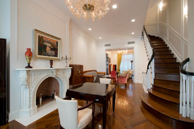 The Venturinos gut renovated their entire Upper East Side townhouse before they moved in. (Juris Mardwig)