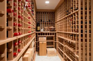 They added a custom wine cellar in the basement. (Juris Mardwig)