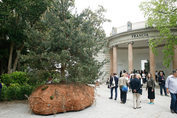 the French pavilion on May 6, 2015 in Venice, Italy. (Photo by Bertrand Rindoff Petroff/Getty Images)