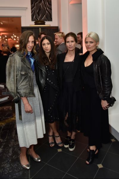 NEW YORK, NY - OCTOBER 22: (L-R) Erin Beatty, Jenn Brill, Gucci Westan and Kate Young attend the unveiling of RH Modern at RH New York, The Gallery in the Historic Flatiron District on October 22, 2015 in New York City. (Photo by Eugene Gologursky/Getty Images for RH)