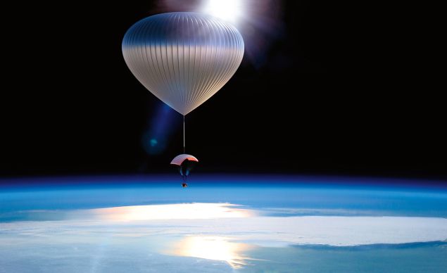 Live the high life by flying 100,000 ft. above the planet (Photo: Neiman Marcus)