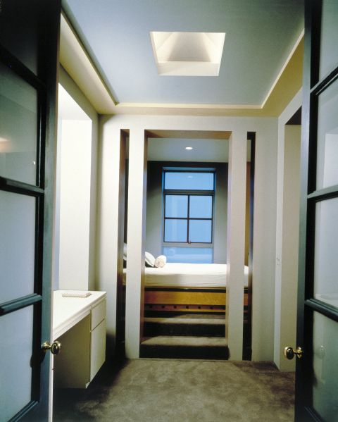 Michael Graves, Library and Child's Bedroom from the Reinhold Apartment at 101 Central Park West, New York, 1979-1981. (Photo: © Peter Aaron/Esto)