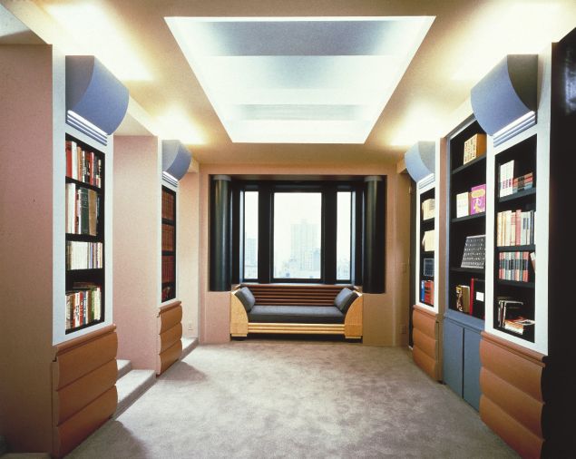 Michael Graves (American, 1934-2015). Library and Child's Bedroom from the Reinhold Apartment at 101 Central Park West, New York, New York, 1979-1981. Brooklyn Museum, Gift of John, Susan, and Berkeley A. Reinhold, 86.179. Creative Commons-BY (Photo: © Peter Aaron/Esto)
