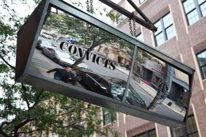 A shiny convicts sign (Photo: Courtesy Convicts).