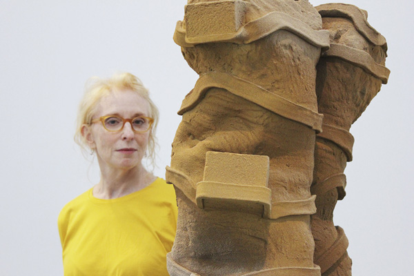 Arlene Shechet with Out and Out, 2013. Photo: Africanus Okokon