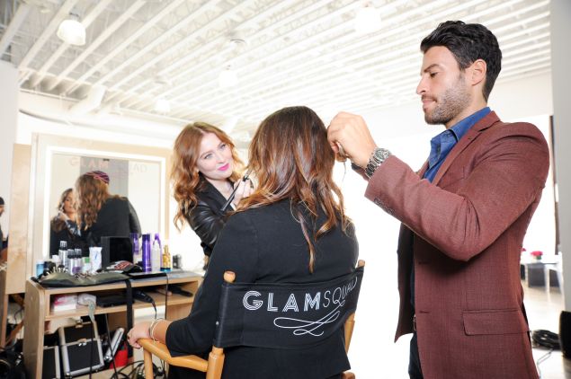 A Glamsquad appointment in action. (Photo: Glamsquad)