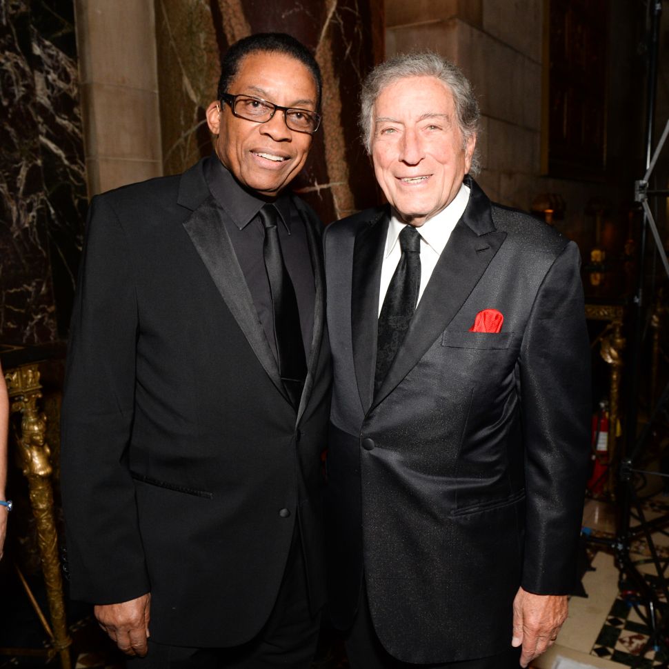 Herbie Hanock, Tony Bennett (Photo: Joe Schildhorn for BFA).