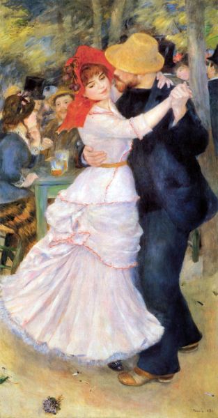 "Dance at Bougival," 1891, by Pierre-Auguste Renoir.