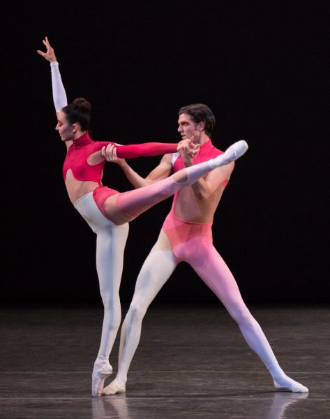 Brittany Pollack and Peter Walker in Justin Peck's New Blood. (Photo: Paul Kolnik)
