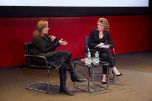 Designer Donna Karan and ELLE editor-in-chief get personal during Hearst Master Class talk. (Photo: Hearst)