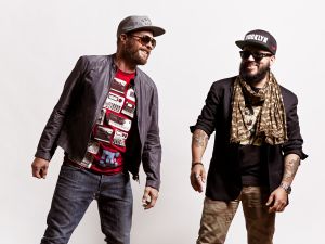 Curators Jeff Beler (left) and Frankie Velez (right). (Photo: James Weber Photography)