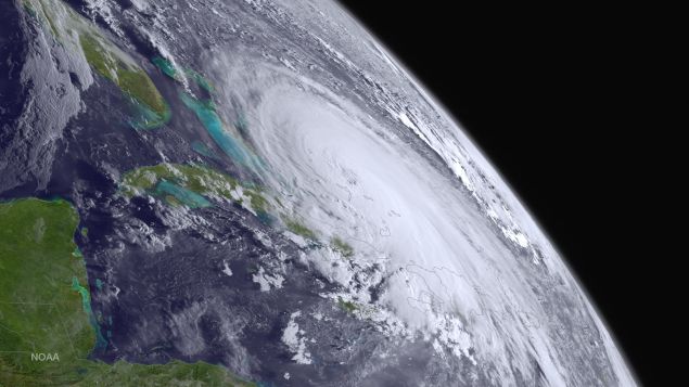 Hurricane Joaquin is seen churning in the Atlantic (Photo: NOAA via Getty Images)