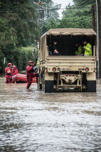COLUMBIA, SC - OCTOBER 5: October 5, 2015 in Columbia, South Carolina. The state of South Carolina experienced record rainfall amounts over the weekend. (Photo by Sean Rayford/Getty Images)