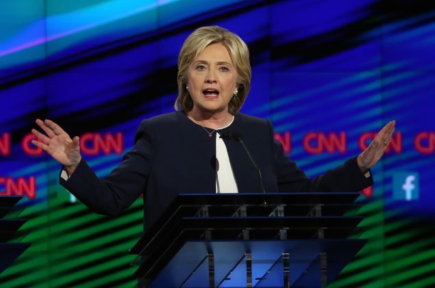 Hillary Clinton. (Photo: Joe Raedle/Getty Images)