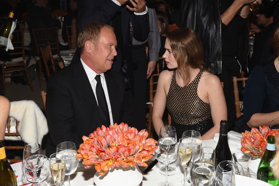 Michael Kors, Emily Blunt (Photo by Nicholas Hunt/Getty Images for Michael Kors).