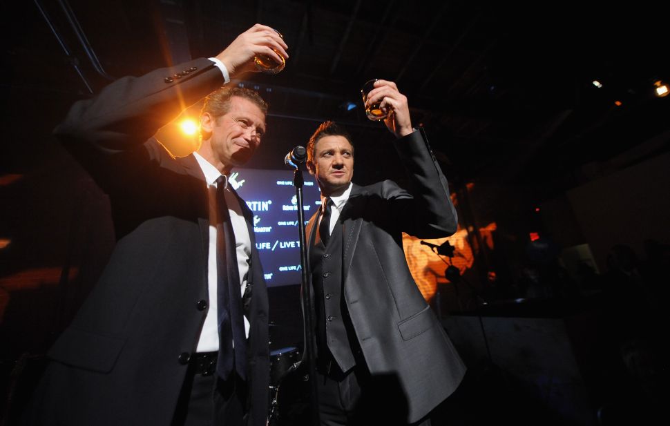 Philippe Farnier, Jeremy Renner (Photo: Brad Barket/Getty Images for Remy Martin)