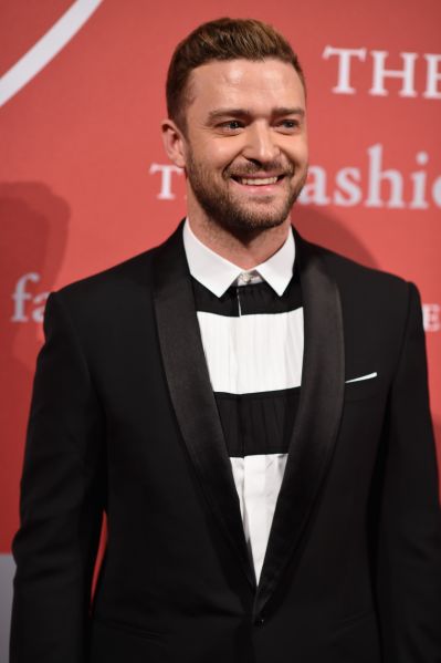 Justin Timberlake on the carpet (Photo: Getty Images).
