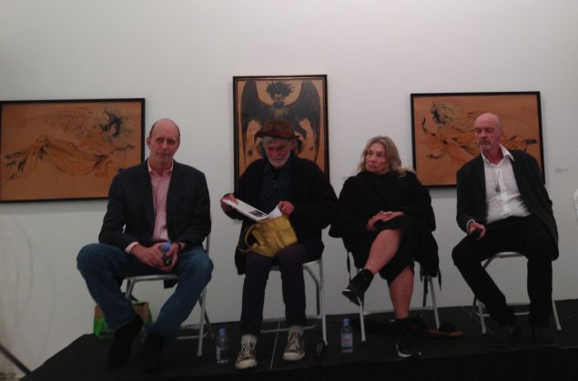 Panel members (L to R): William Breeze, Allen Midgette, Cynthia MacAdams, and Scott Hobbs). (Photo: Cameron Parsons Foundation)