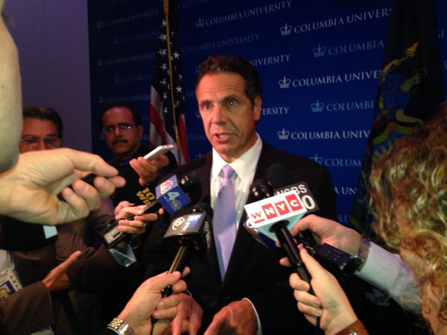 Gov. Andrew Cuomo today (Photo: Will Bredderman for Observer).