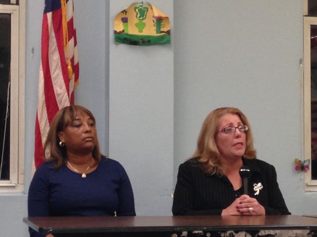 Democrat Pamela Harris, left, and Republican Lucretia Regina-Potter, right (Photo: Will Bredderman for Observer)