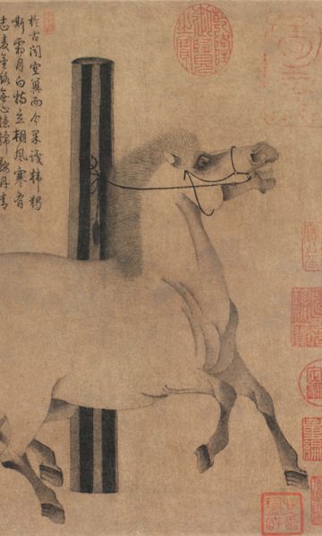 Han Gan (Chinese, active ca. 742–756). Night-Shining White (detail), ca. 750. Tang dynasty (618–907). China. (Photo: Courtesy of The Metropolitan Museum of Art, New York)