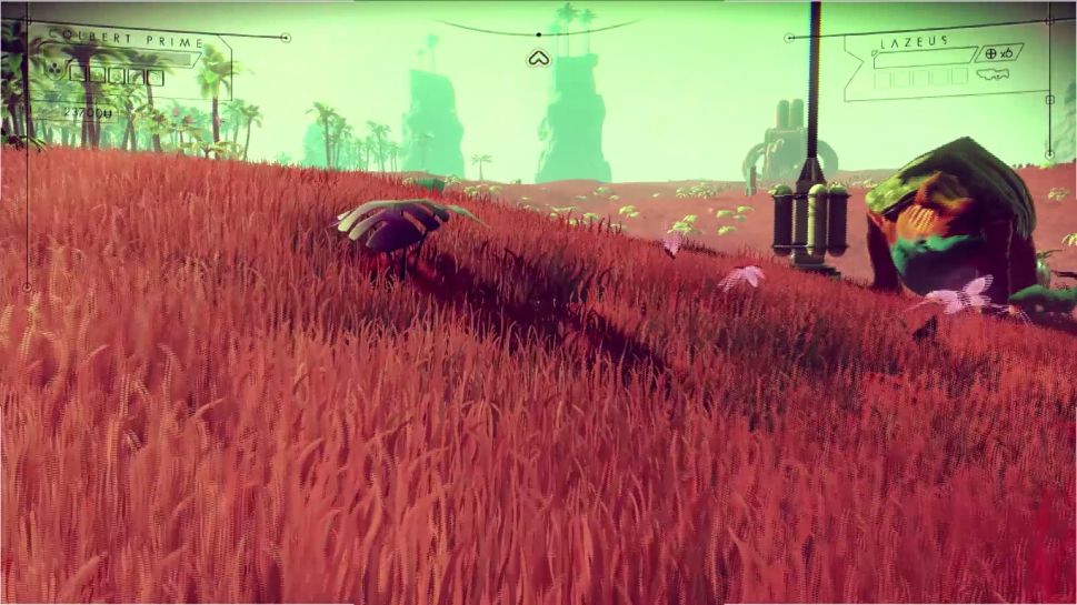 A demonstration world from Hello Games No Man's Sky. (Image: screenshot)