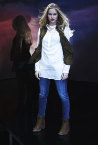 Danika Yarosh as Malina (but we're calling her 'Captain Planet' right now). (Photo: Jeff Riedel/NBC)
