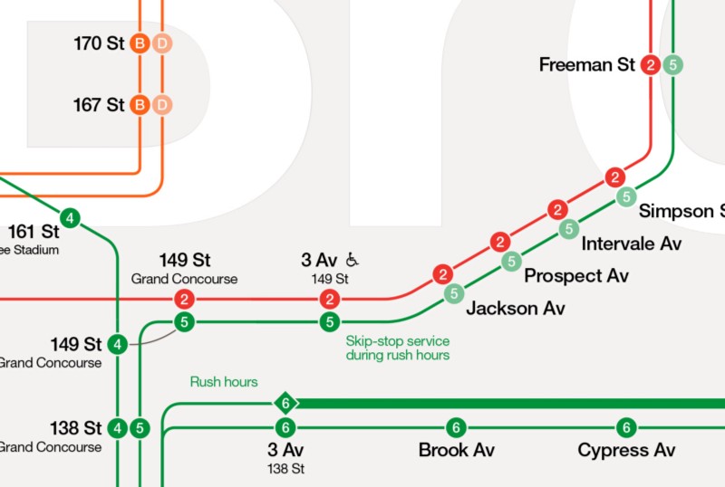Rush hour service changes.