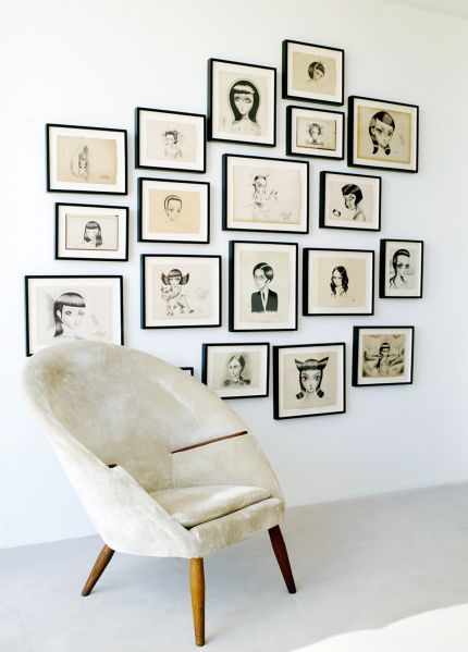A cozy corner featuring quite a few photos (Photo: Richard Powers).