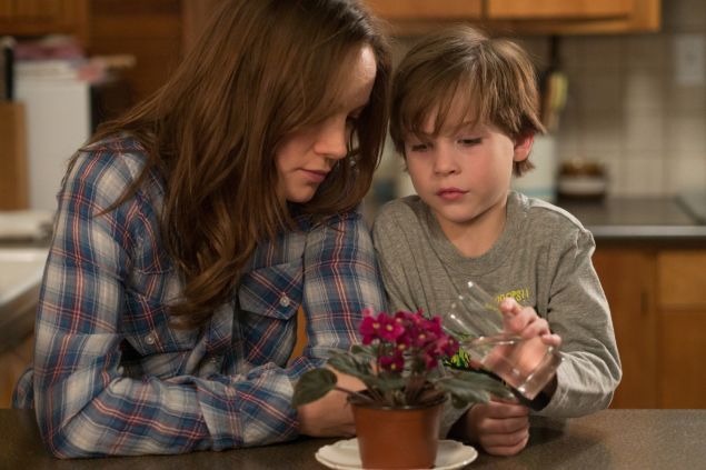 Brie Larson and in Room.