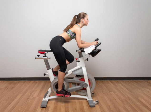 CycleCast lets users access spin classes from a stationary bike anywhere in the world. (Photo: Facebook/CycleCast)