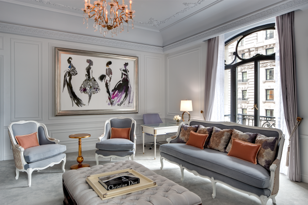 The Dior Suite at the St. Regis, New York (Photo: Bruce Buck).