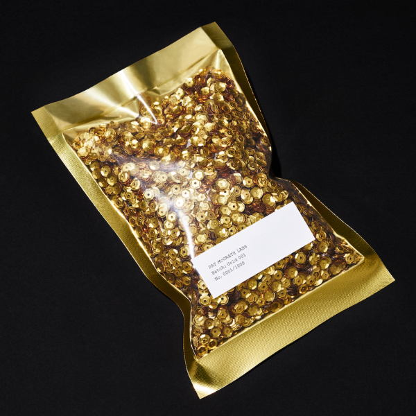The packet in which Gold 001 is shipped (Photo: Courtesy Pat McGrath).