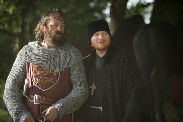 "Thorns/Drain" Episode 6 (Airs Tuesday, October 13, 10:00 pm/ep) Pictured: (l-r) Francis Magee as Absolon, Ed Sheeran as Cormac. CR: Ollie Upton/FX