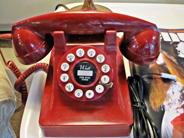 Alexander Graham Bell's invention, in one of its earliest forms.