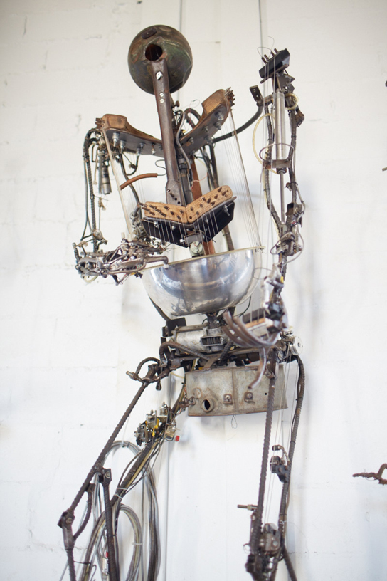 One of your future overlords from Chico MacMurtrie's Robotic Church at Pioneer Works. (Photo: Courtesy of the artist)