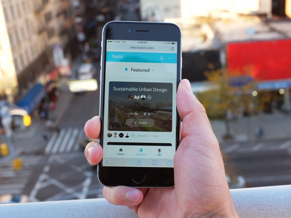 Topick started with responsive design. (Photo: Topick)
