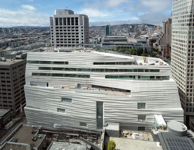 The new San Francisco Museum of Modern Art will open May 14, 2016. (Photo: Henrik Kam)