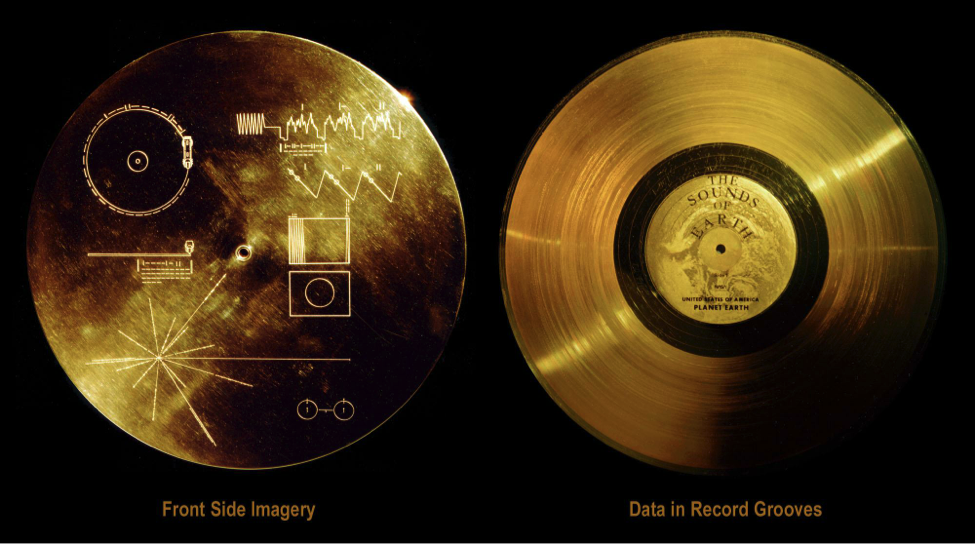 The Voyager Golden Record (Credit: NASA/JPL)