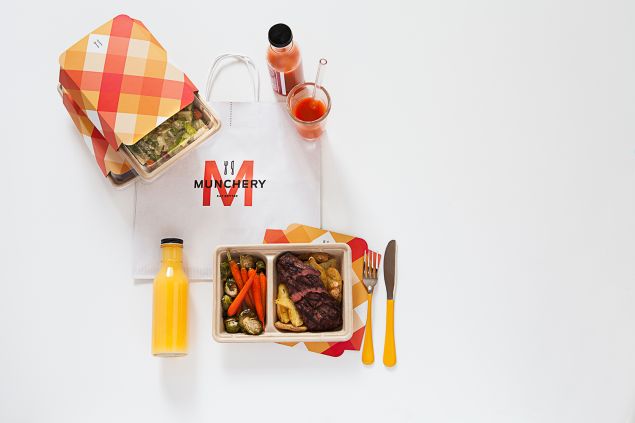 A munchery meal (Photo: Courtesy Munchery).