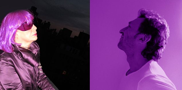 Les 2 Violets: Ultra Violet and Pascal Blondeau. (Photo: © Pascal Blondeau)