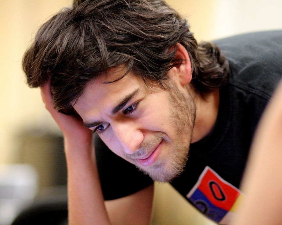 Aaron Swartz at the Boston Wiki Meetup in 2008. (Photo: Sage Ross / Wikicommons)